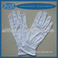 2013 Fashion new design useful ESD microfiber white antistatic glove